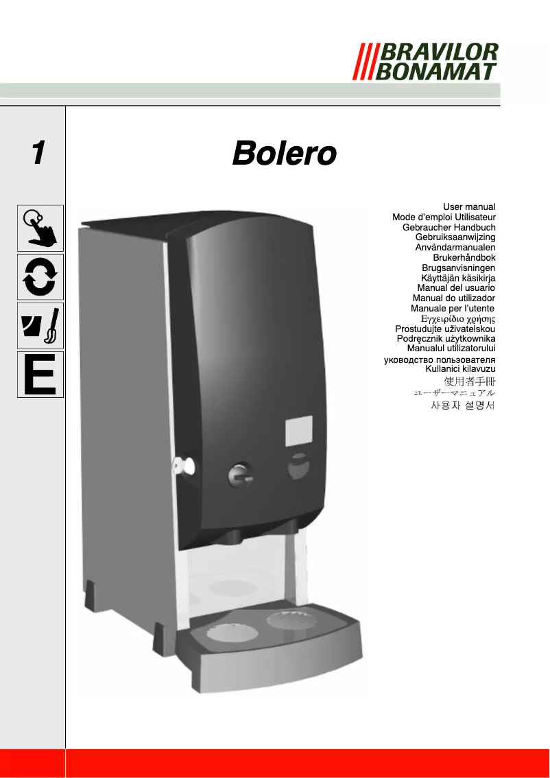 Página 1 del manual Manual de usuario Nescafé Amazone