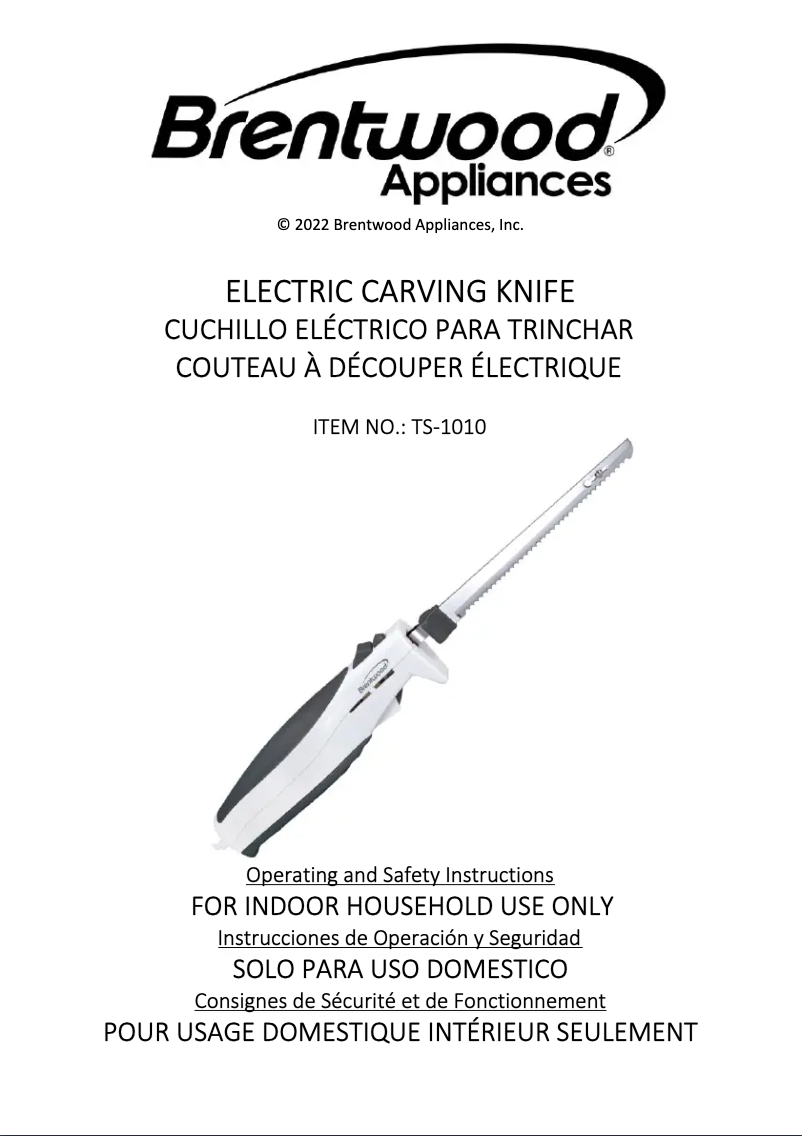 Image de la première page du manuel de l'appareil TS-1010