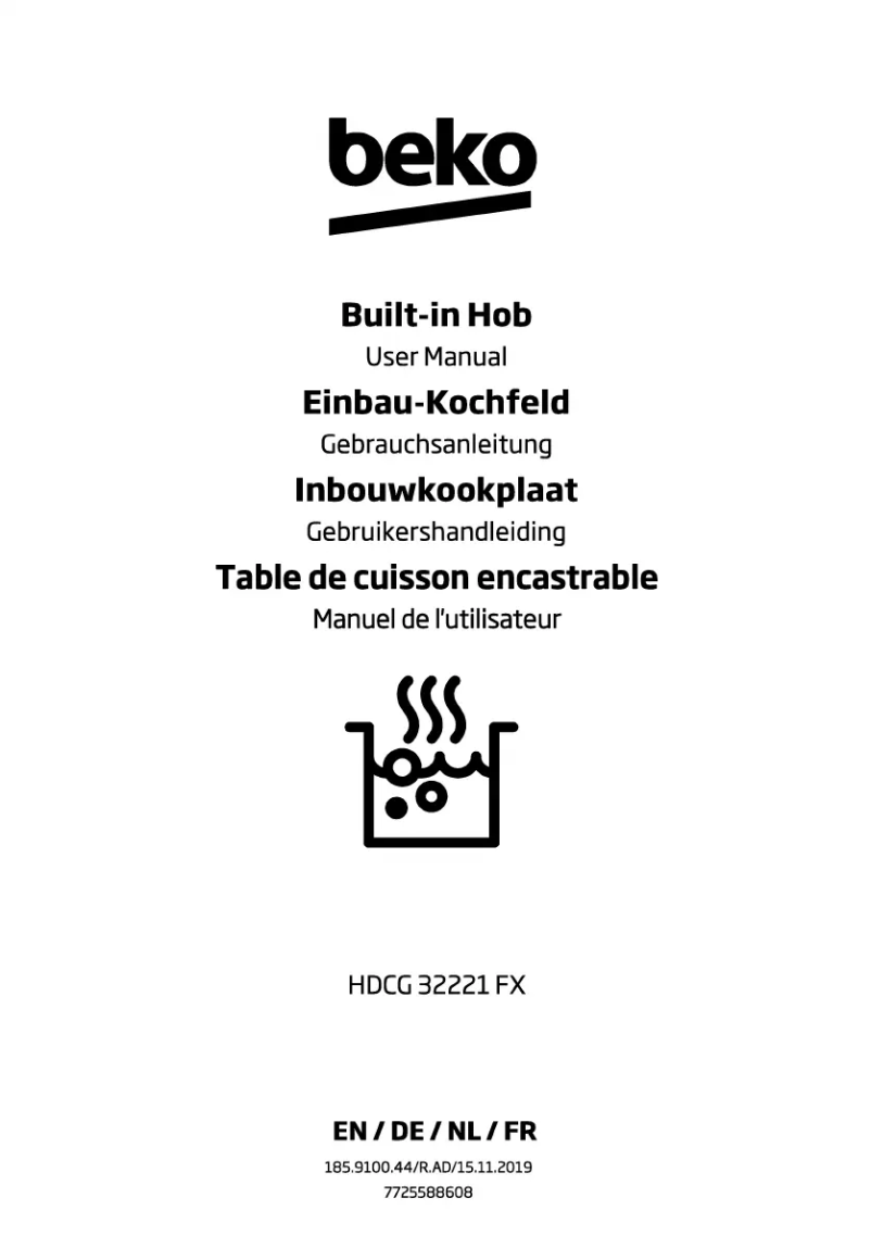 Image de la première page du manuel de l'appareil HDCG 32221 FX