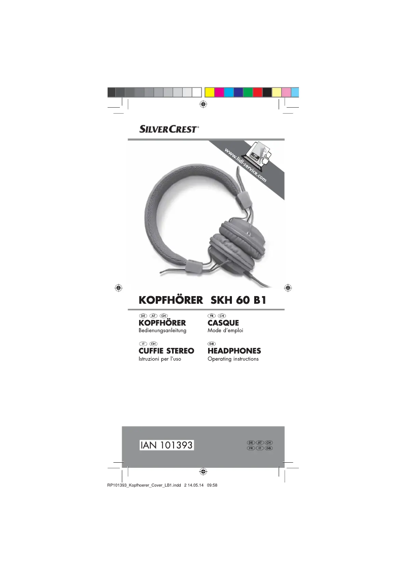 Image de la première page du manuel de l'appareil SKH 60 C1