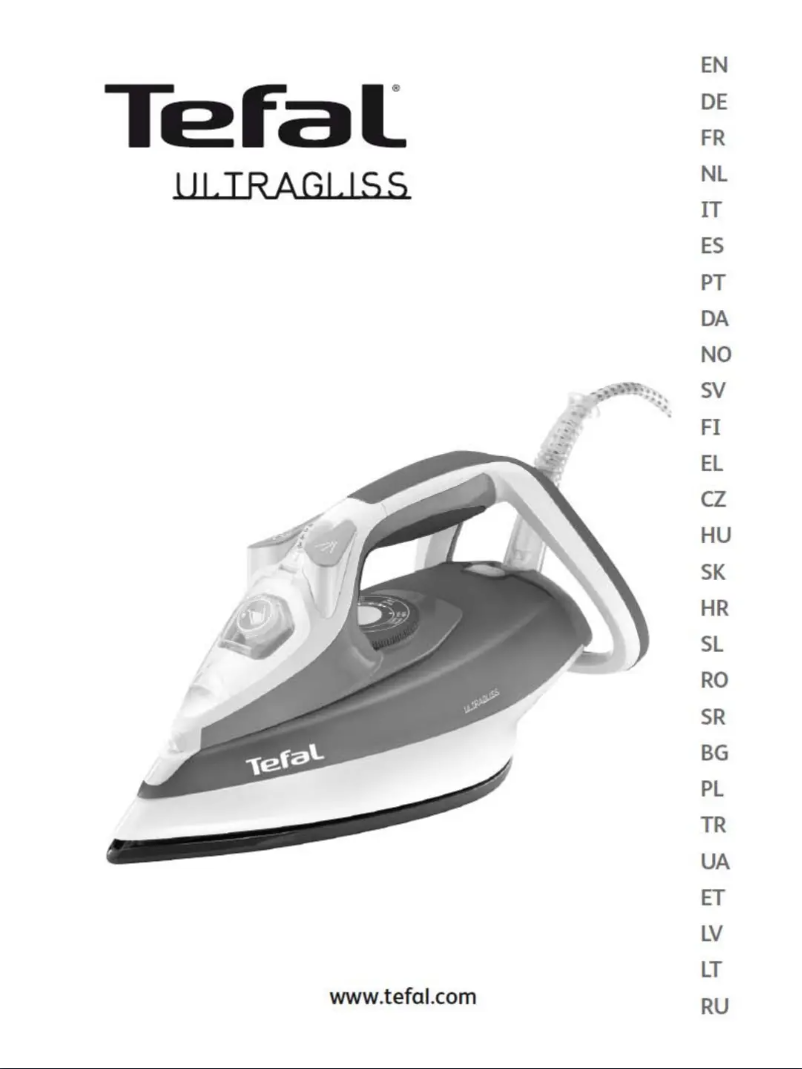 Page 1 de la notice Manuel utilisateur Tefal Ultragliss 80