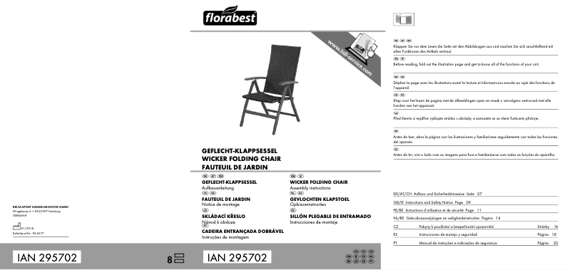 Image de la première page du manuel de l'appareil IAN 295702