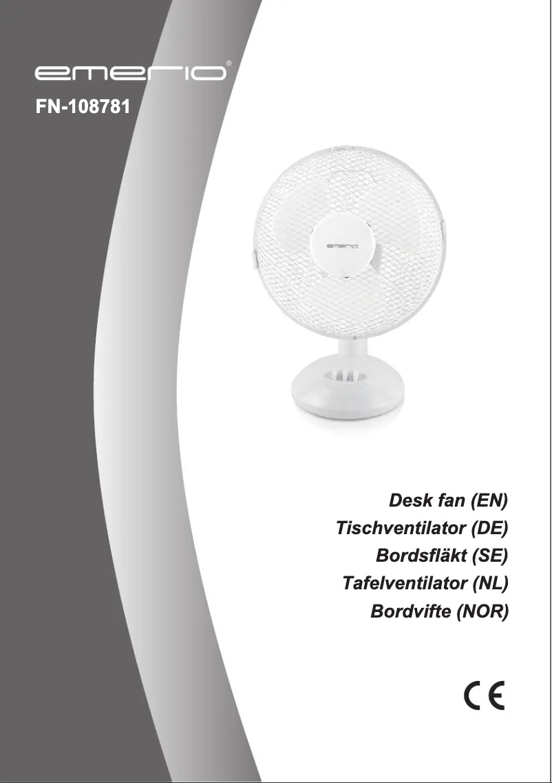 Page 1 of the manual User Manual Emerio FN-108781