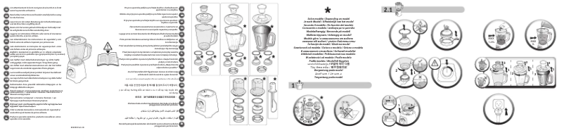 Page 1 de la notice Manuel utilisateur Tefal Blendforce II BL4358