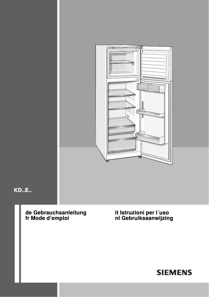 Page n°1 - Mode d'emploi Siemens KD29EAW40