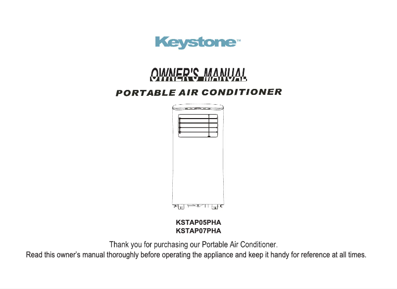 Page n°1 - Manuel utilisateur Keystone KSTAP07PHA