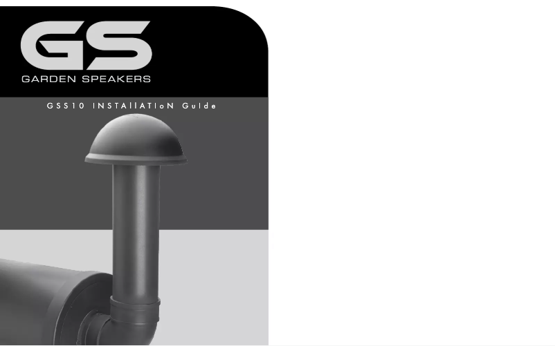 Image de la première page du manuel de l'appareil GSS10