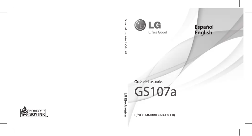 Image de la première page du manuel de l'appareil GS107A