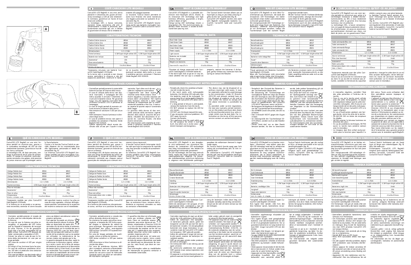 Page n°1 - Manuel utilisateur Beghelli 8914