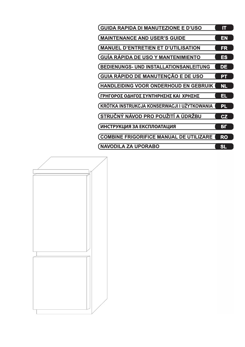 Page 1 de la notice Manuel utilisateur Candy CKBBF 172UK