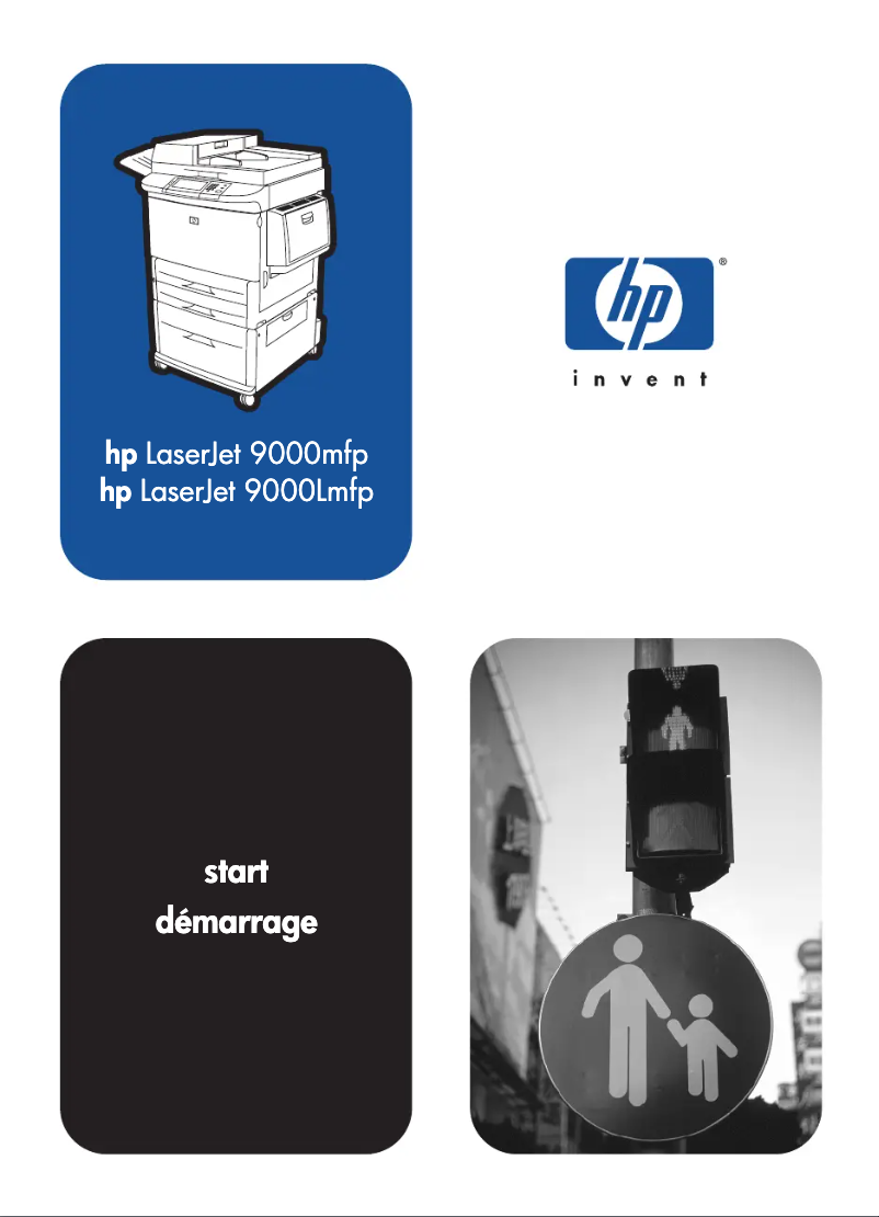 Image de la première page du manuel de l'appareil LaserJet 9000LMFP