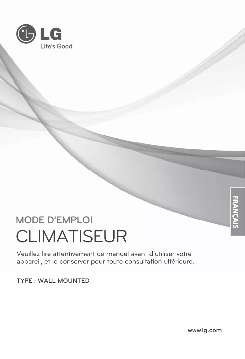 Image de la première page du manuel de l'appareil ARNU07GSBL2