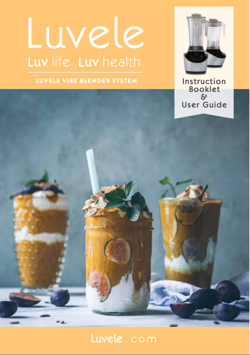 Page 1 de la notice Manuel utilisateur Luvele Vibe