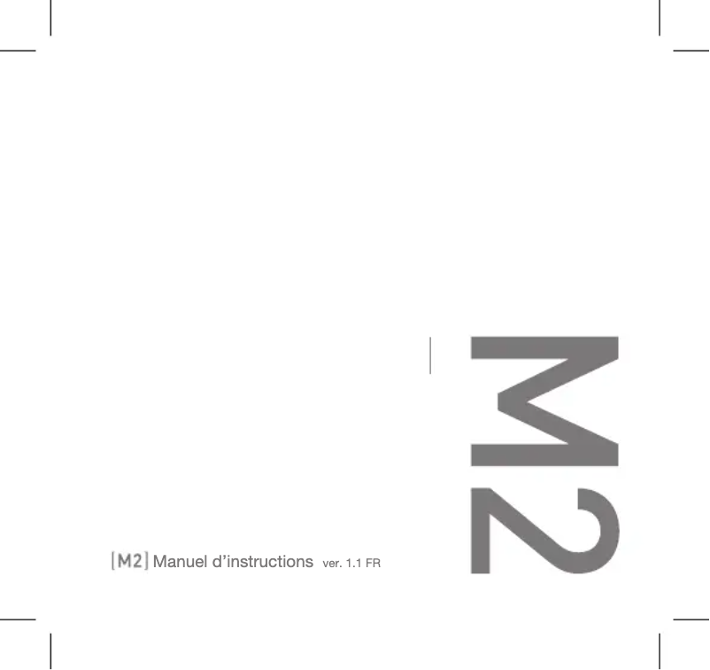 Page n°1 - Manuel utilisateur Cowon M2