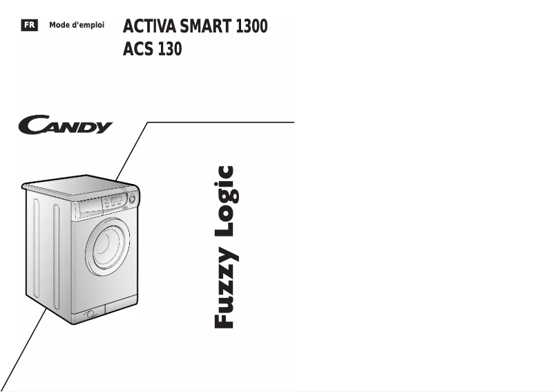 Page 1 de la notice Manuel utilisateur Candy LBAC 130PFR