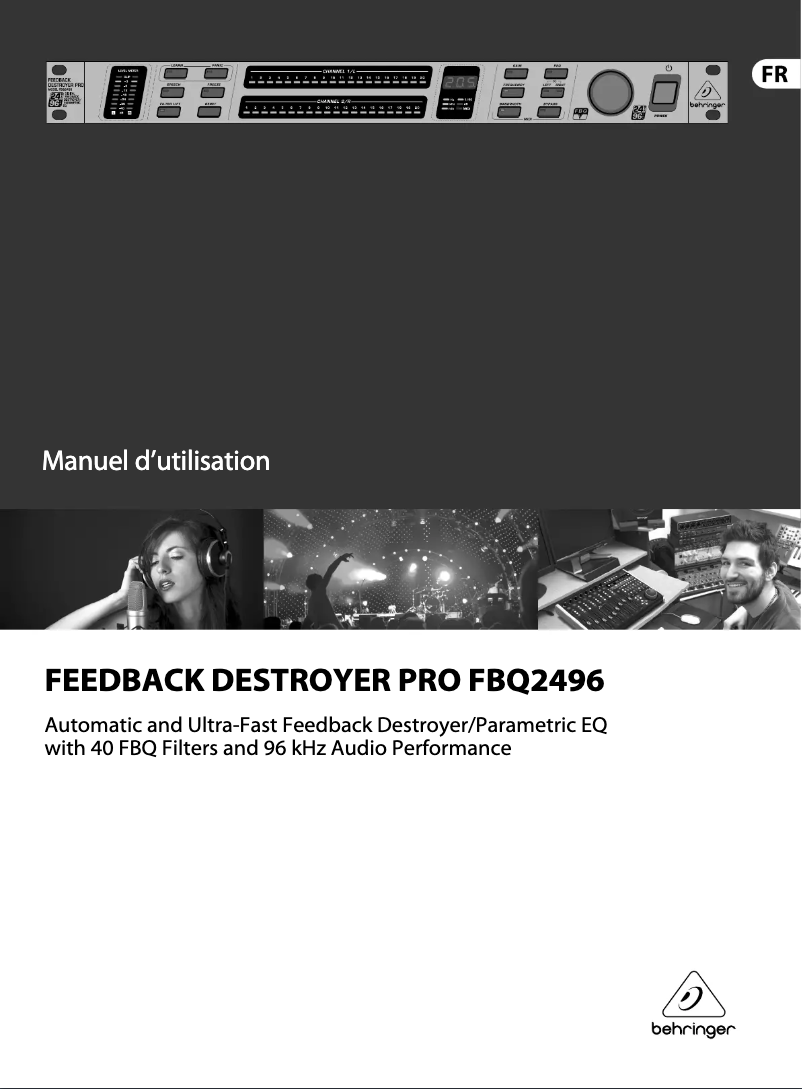 Image de la première page du manuel de l'appareil FBQ2496