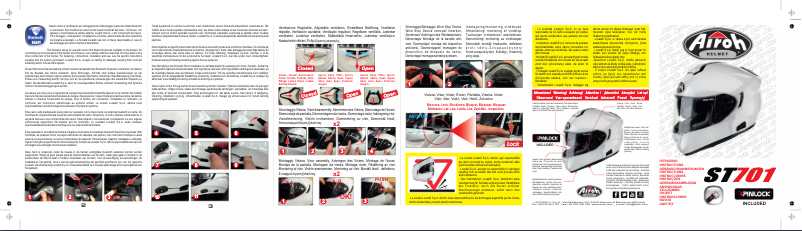 Page 1 de la notice Manuel utilisateur Airoh ST7SL38