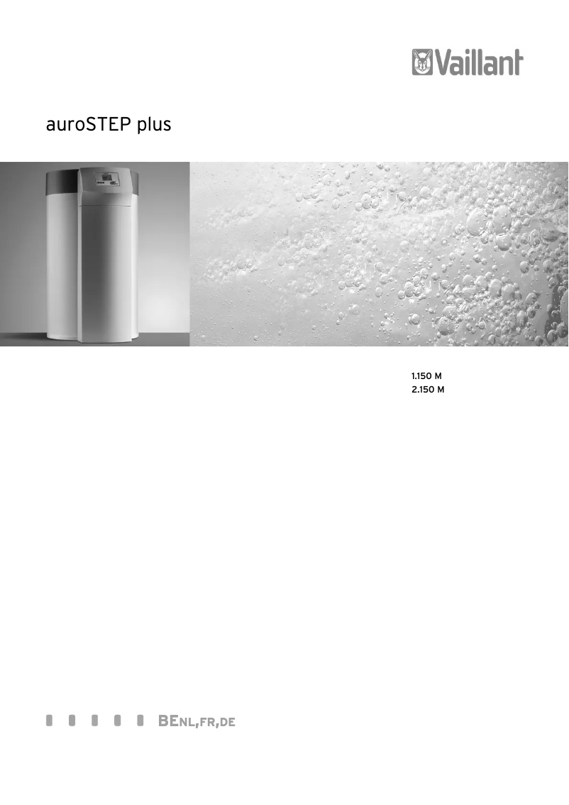 Page n°1 - Manuel utilisateur Vaillant AuroSTEP plus 1.150 M
