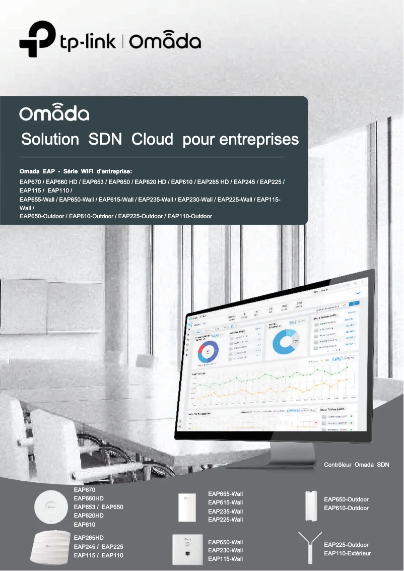 Page 1 de la notice Manuel utilisateur TP-Link Omada EAP650