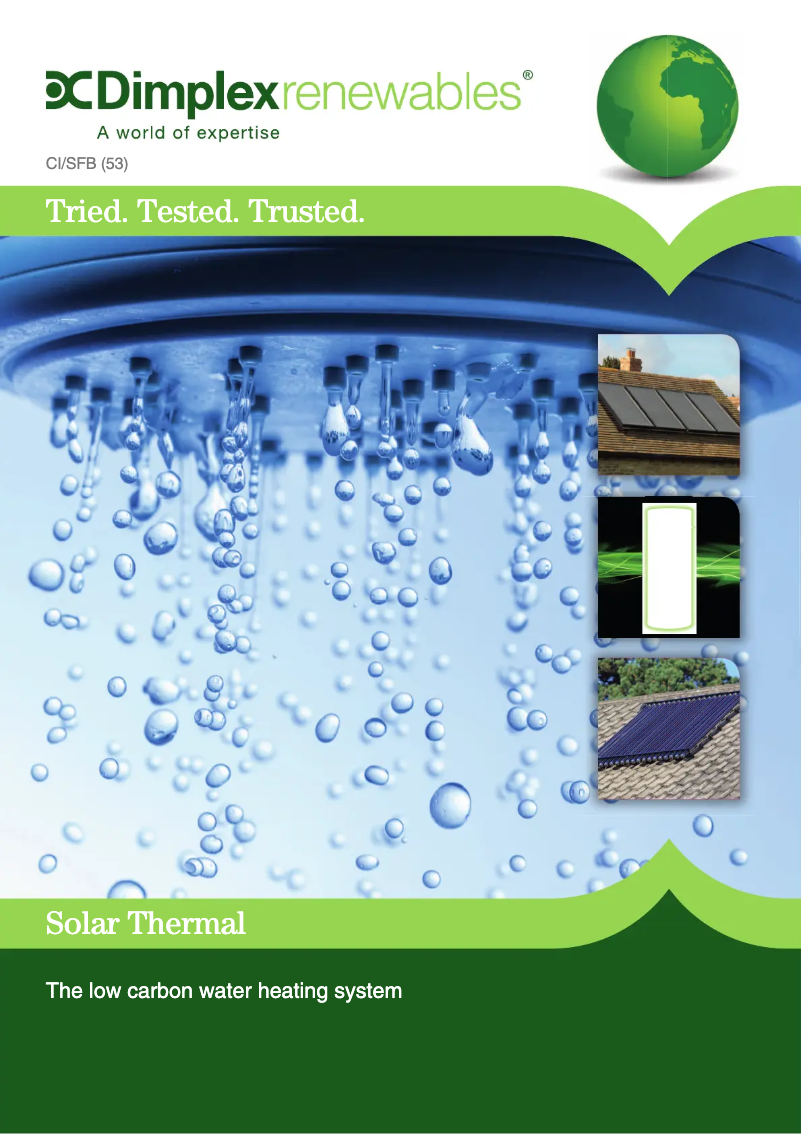 Página 1 del manual Folleto Dimplex ECSi250-580