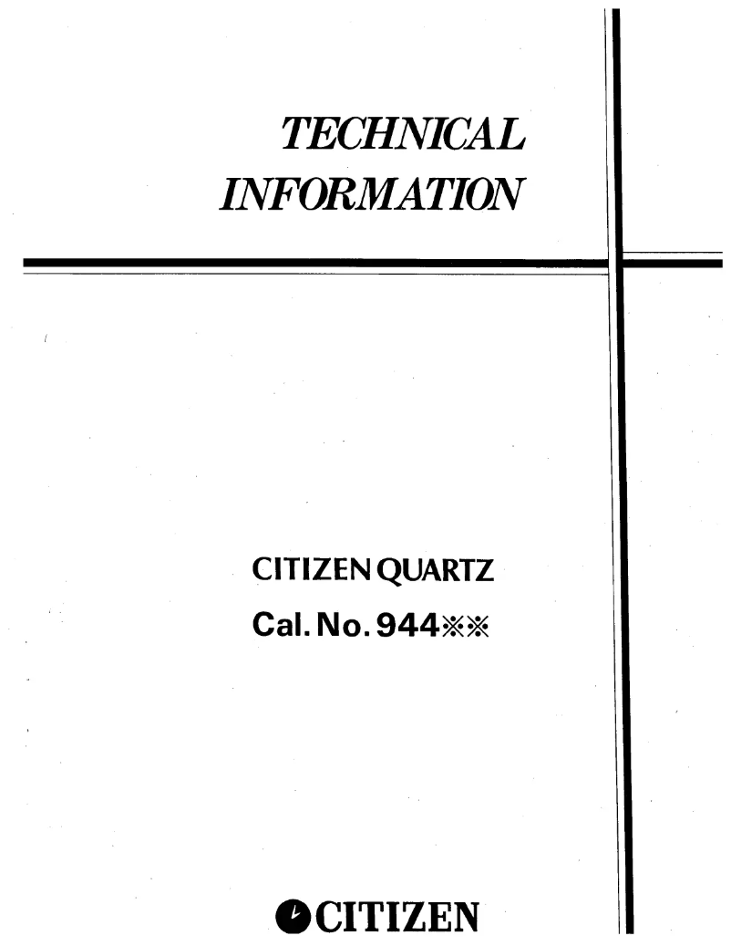 Image de la première page du manuel de l'appareil CAL 9440