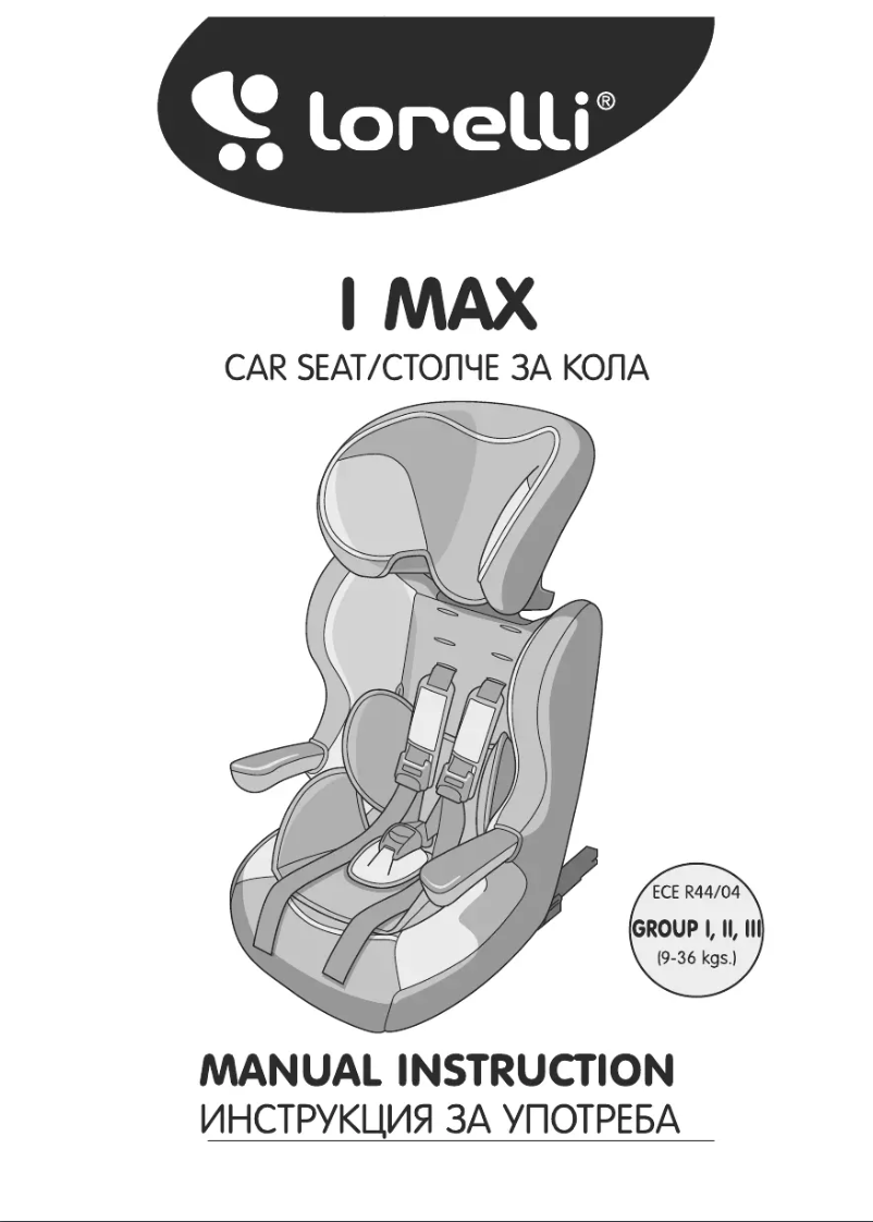Page n°1 - Manuel utilisateur Lorelli IMax