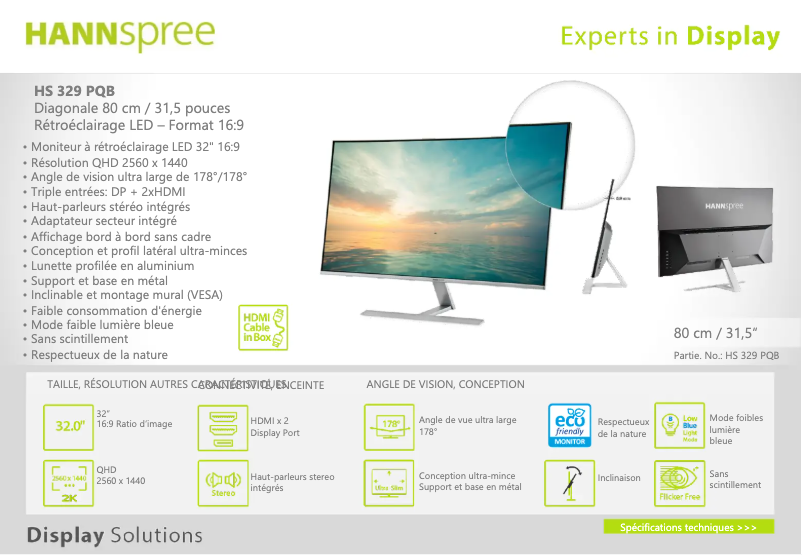 Image de la première page du manuel de l'appareil HS 329 PQB