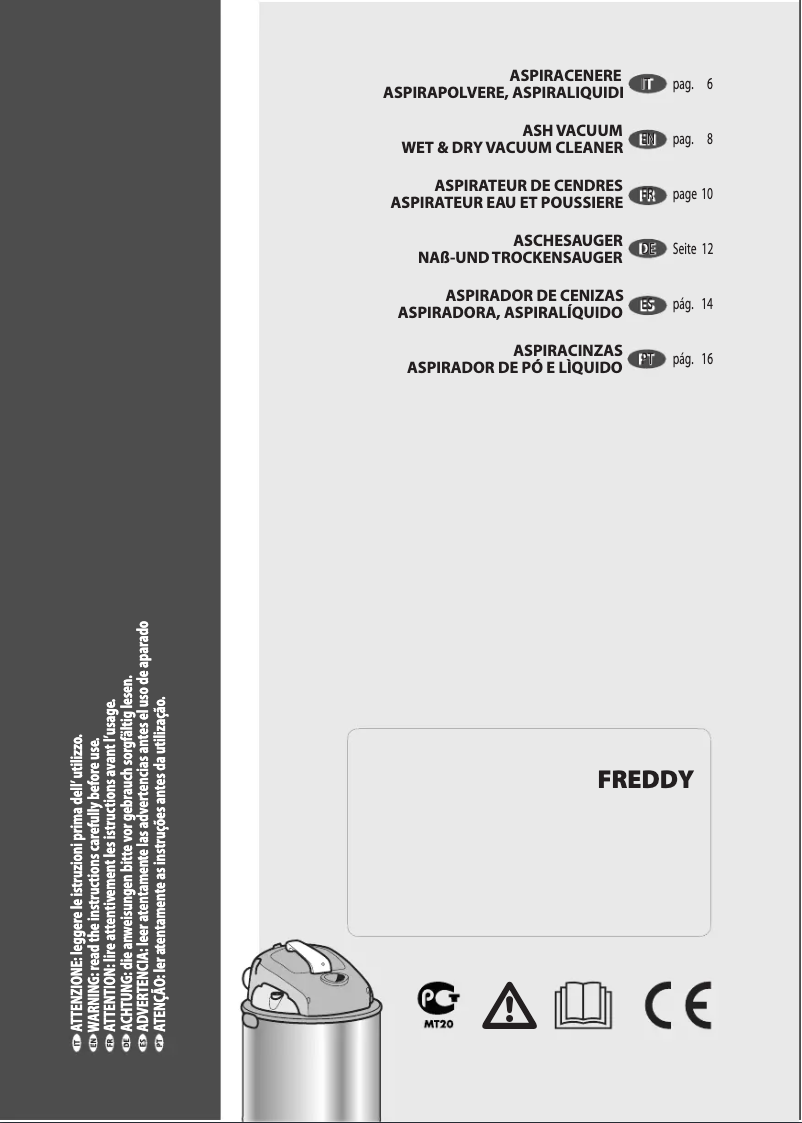 Image de la première page du manuel de l'appareil Freddy