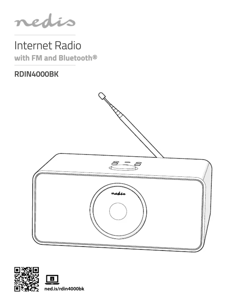 Image de la première page du manuel de l'appareil RDIN4000BK