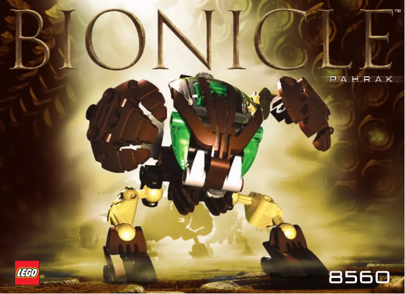 Página 1 del manual Manual de usuario Lego Bionicle 8560