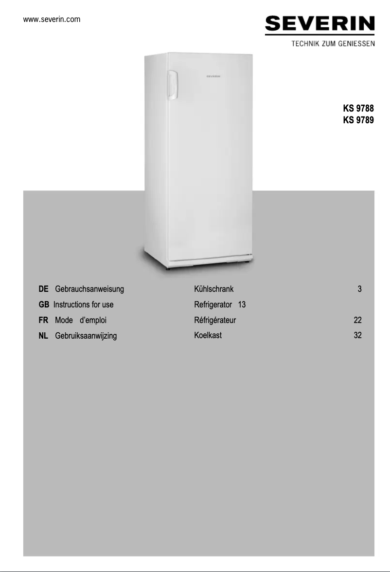 Image de la première page du manuel de l'appareil KS 9788