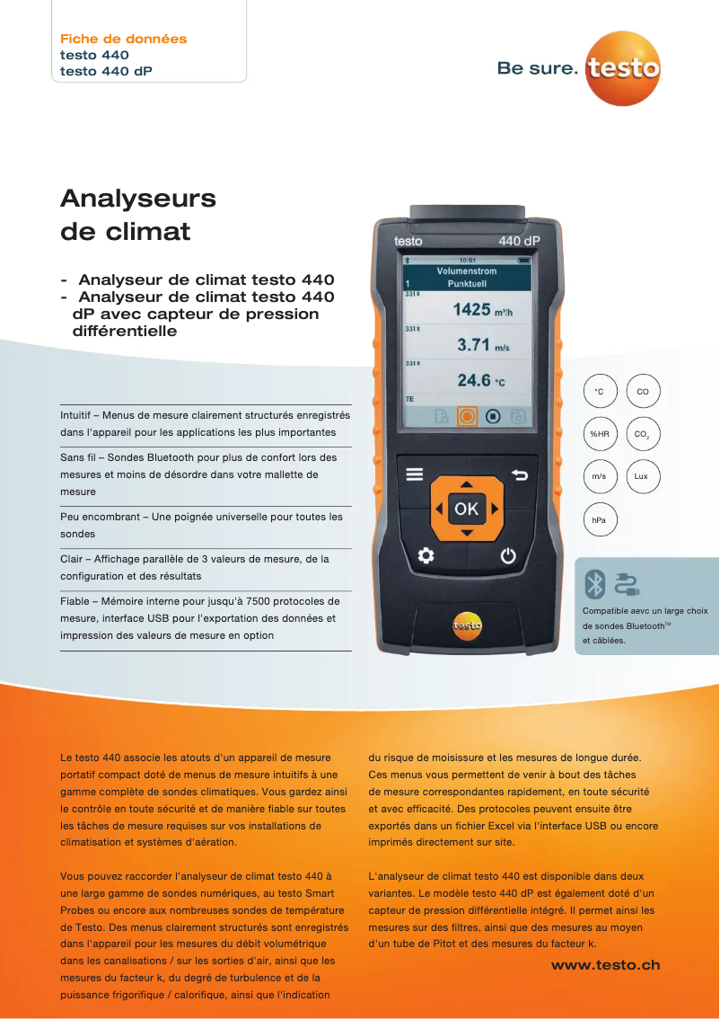 Image de la première page du manuel de l'appareil 440