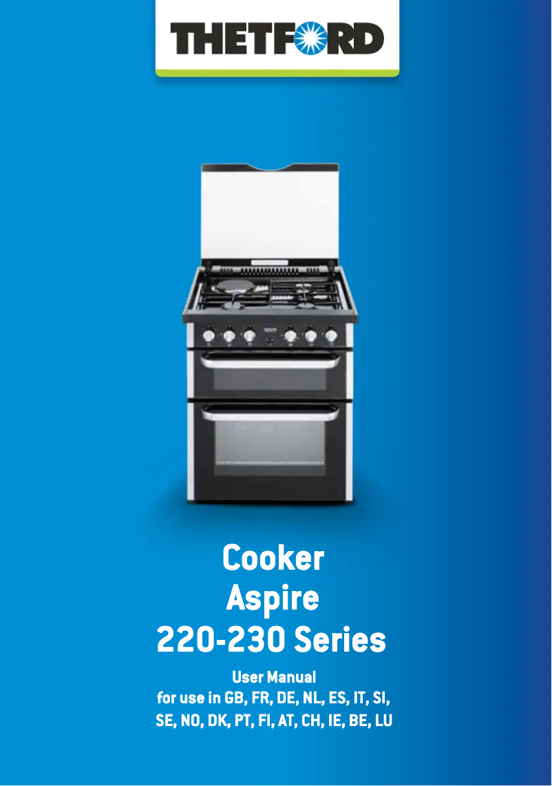 Page 1 de la notice Manuel utilisateur Thetford Aspire