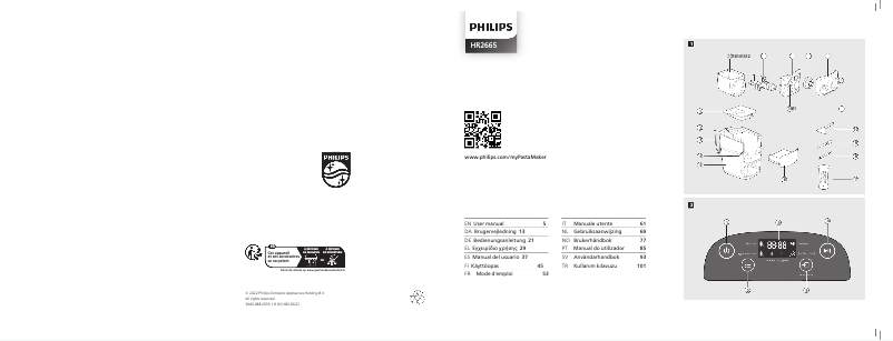 Page n°1 - Manuel utilisateur Philips Series 7000 HC7650