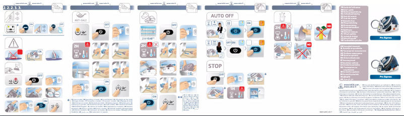 Image de la première page du manuel de l'appareil Pro Express GV7850C0