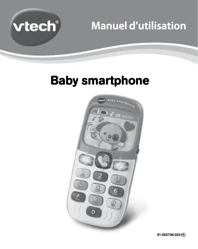 Image de la première page du manuel de l'appareil Baby smartphone