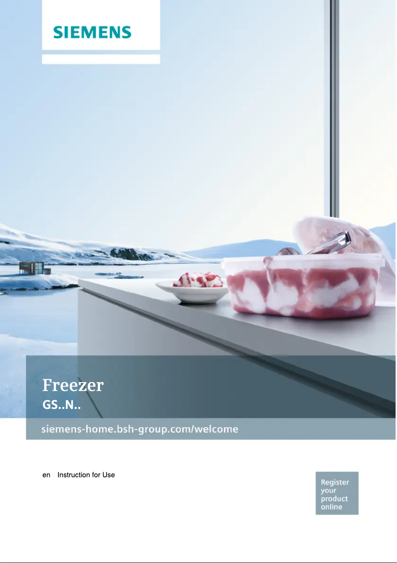 Page n°1 - Manuel d'utilisation et d'entretien Siemens GS36NBI3P