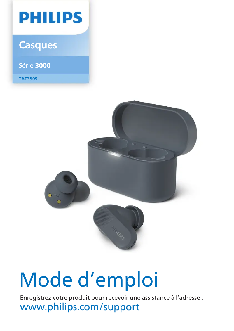 Page 1 de la notice Manuel utilisateur Philips TAT3509