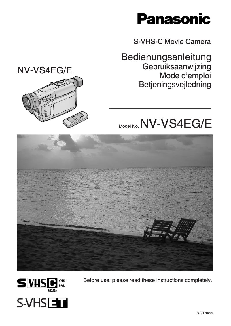 Page 1 de la notice Manuel utilisateur Panasonic NV-VS4