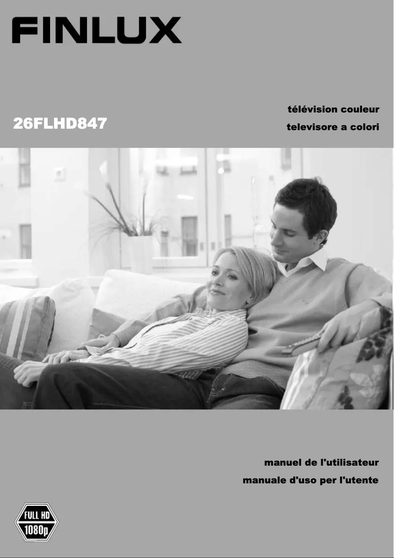 Page n°1 - Manuel utilisateur Finlux 26FLHD847