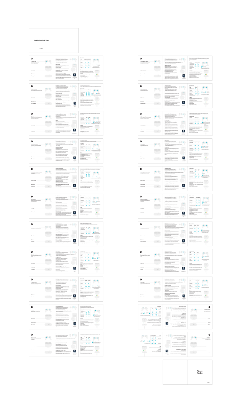 Image de la première page du manuel de l'appareil Nord Buds 3 Pro