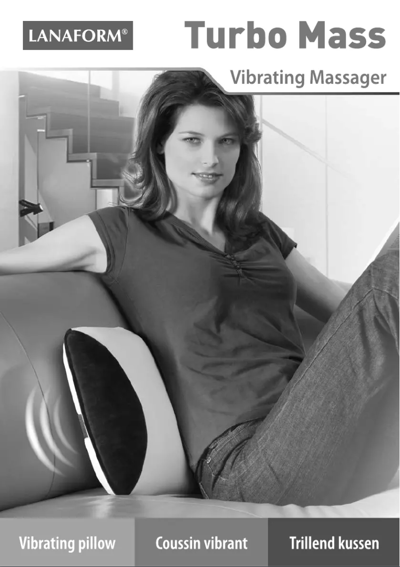 Page 1 de la notice Manuel utilisateur Lanaform Turbo Mass