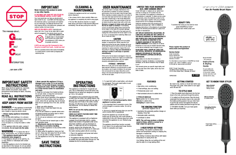 Image de la première page du manuel de l'appareil BC200N