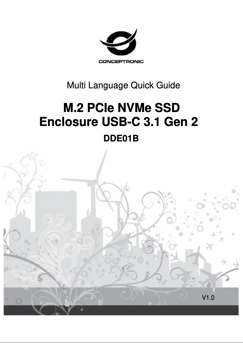 Page n°1 - Manuel utilisateur Conceptronic DDE01B