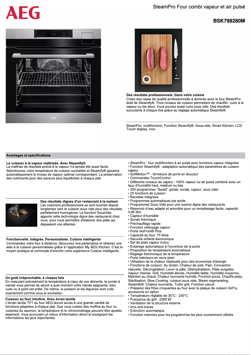 Imagen de la primera página del manual del dispositivo BSK798280M