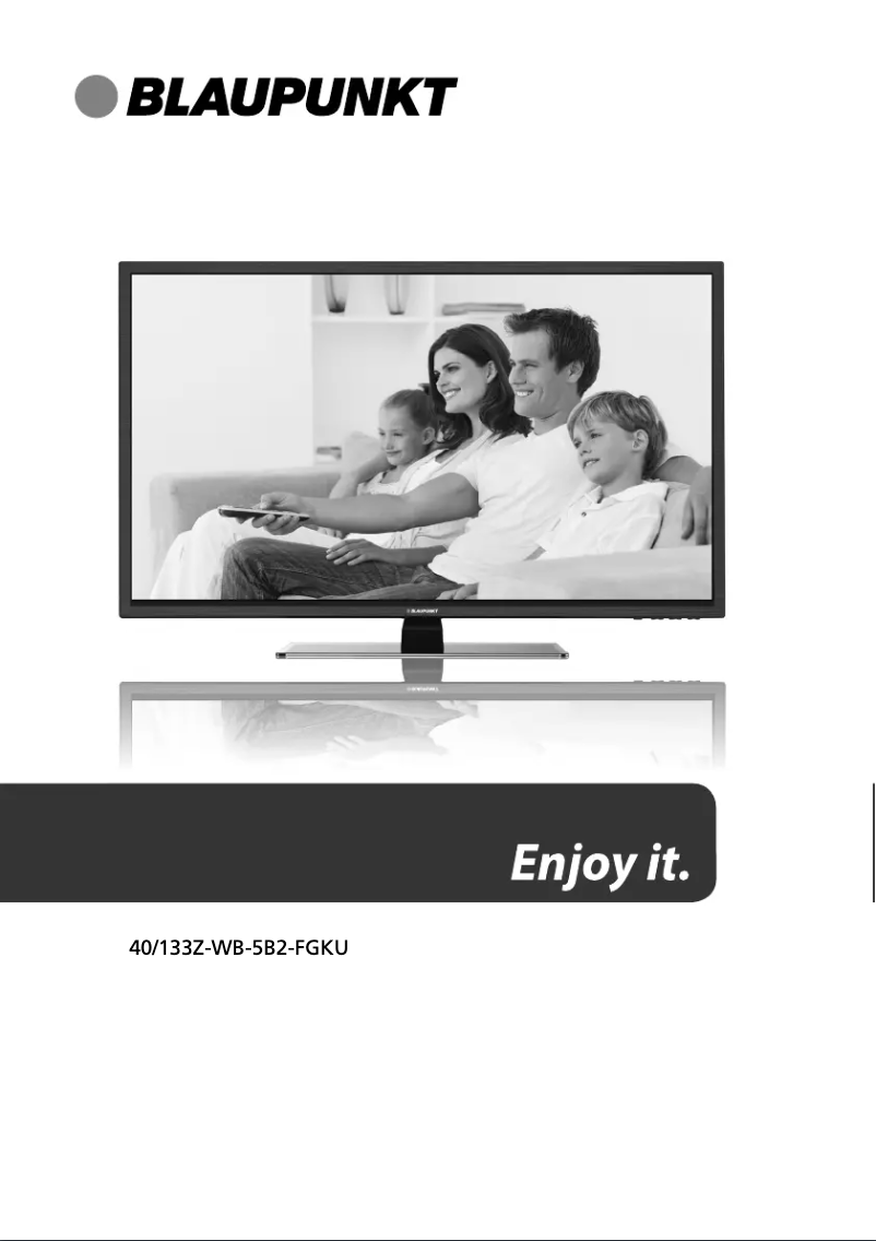 Página 1 del manual Manual de usuario Blaupunkt 40/133Z-WB-5B2-FGKU-UK