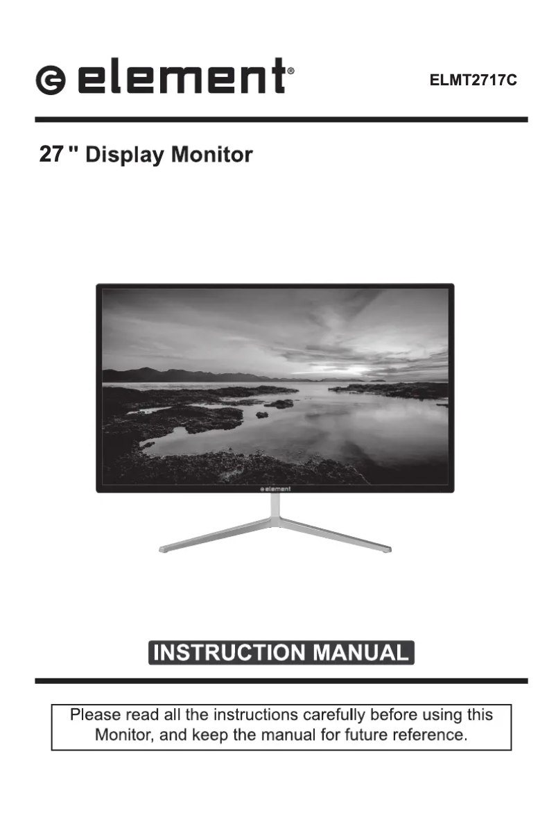 Page 1 de la notice Manuel utilisateur Element ELMT2717C