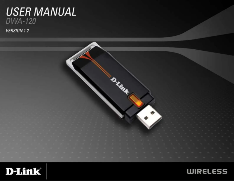 Page n°1 - Manuel utilisateur D-Link DWA-120