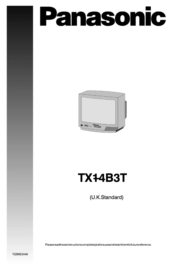 Imagen de la primera página del manual del dispositivo TX-14B3T