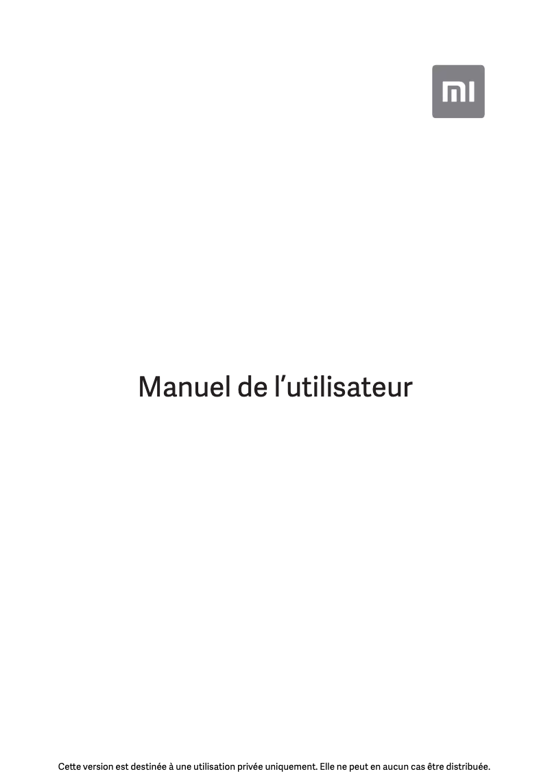 Page n°1 - Manuel utilisateur Xiaomi Redmi Note 8T